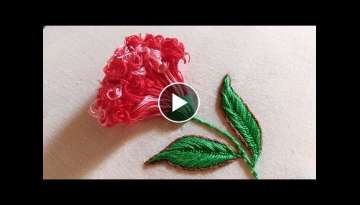 Gorgeous 3d flower design with easy trick